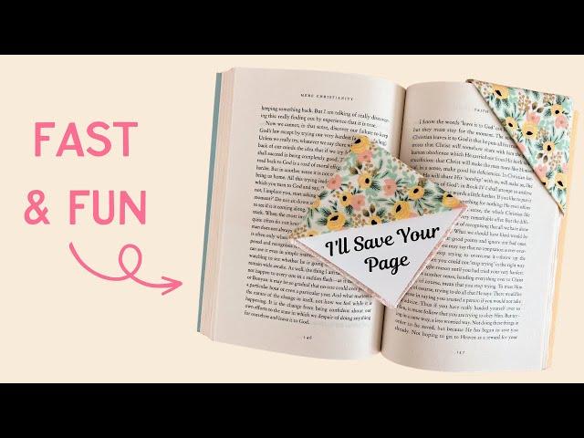 DIY Corner Bookmarks: Quick and Easy Tutorial