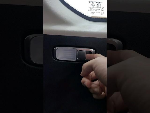 토레스 evx 트렁크 내부 스위치 asmr