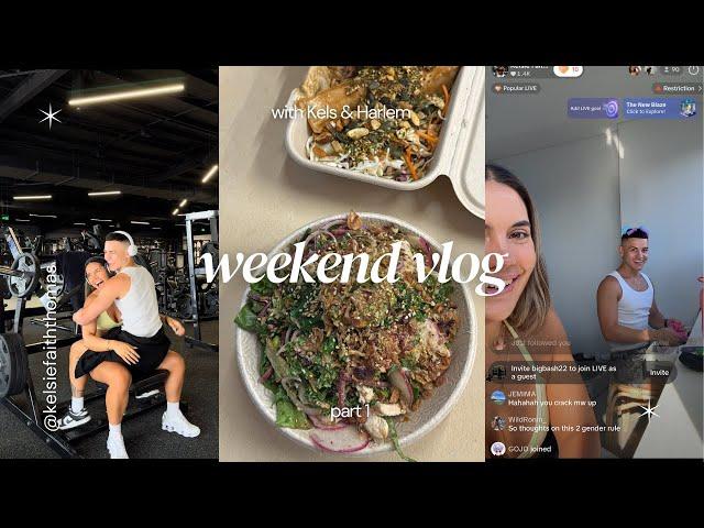 weekend vlog part 1 w/ Kels & Harlim