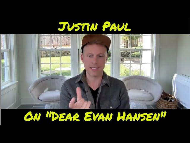 "Dear Justin Paul": EVAN HANSEN mastermind visits The Broadway Maven