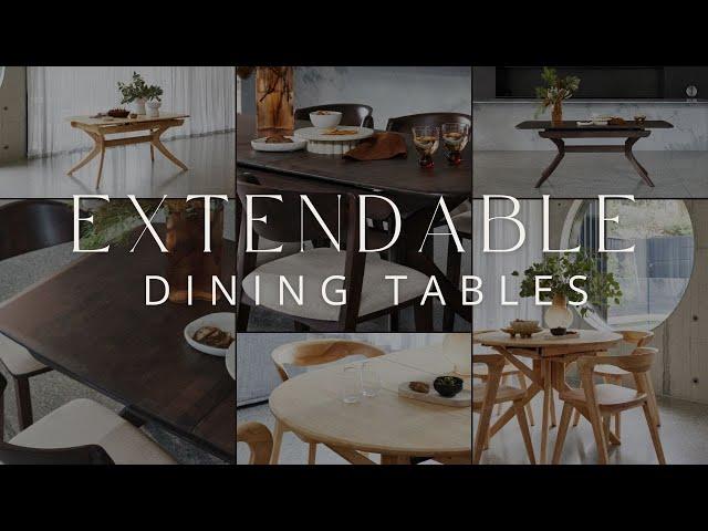 Casa & Villa Extendable Dining Tables #hardwood