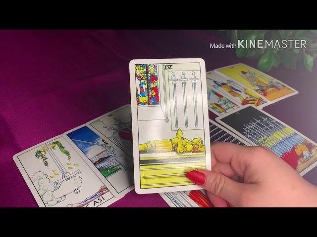 Tarot Kartlarının Anlamları/Tarot Nasık Bakılır?/Kılıç Serisi️