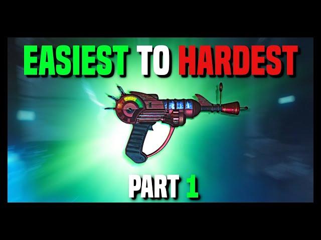 Every FREE WONDER WEAPON Easiest to Hardest in Cod Zombies (Part 1 of 2)