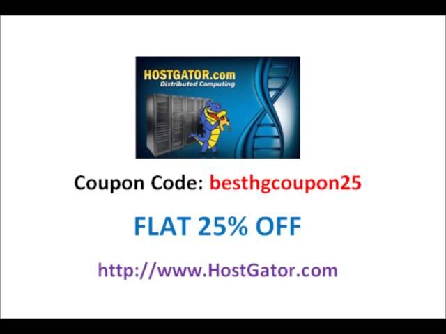 HostGator 25% OFF Discount Coupon Code