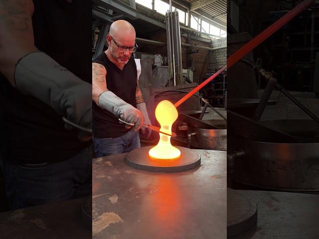 I Can't Stop Watching Molten Glass Transform!  #satisfying