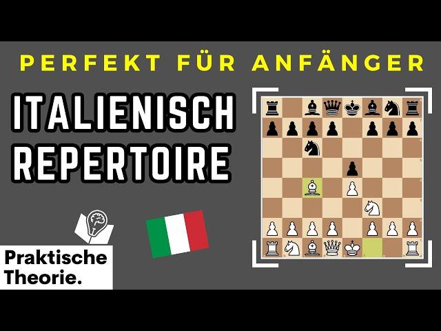 Die italienische Eröffnung mit brutalen Plänen | Anfänger-freundlich