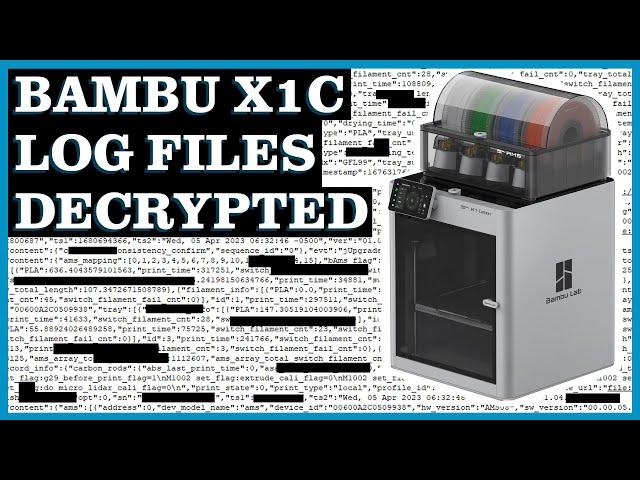 What is Inside a Bambu Lab Log File???