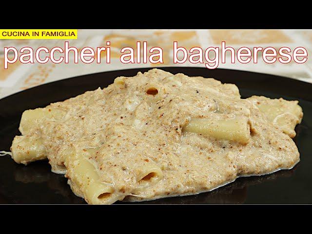 PACCHERI ALLA BAGHERESE SIMPLE AND FAST RECIPE