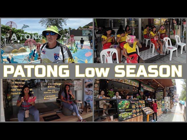 PATONG Low Season BEACH ROAD from North 2 South Walking Tour LETS GO