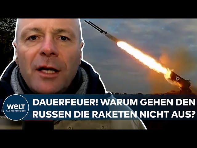 PUTINS KRIEG: Unaufhörliches Dauerfeuer! Warum gehen den Russen die Raketen nicht aus?