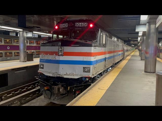 Portland to Boston Full Ride Behind the 90406 Aboard Amtrak Downeaster 688 7/5/24