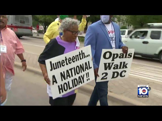 ‘Grandmother of Juneteenth’ Opal Lee discusses journey to Washington D.C.