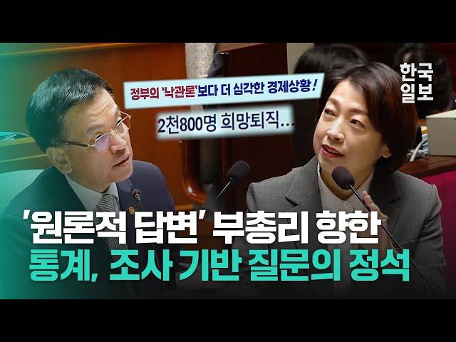 “소도 잃고 외양간도 안 고치고…”…'원론적 답변' 반복한 부총리에 통계·조사 기반으로 질문 던진 황정아 의원