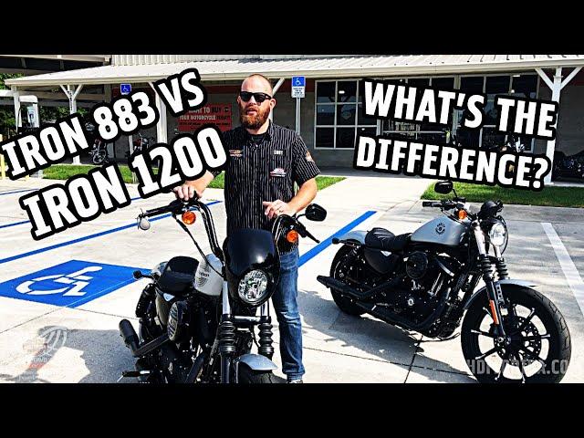 Difference Between the 2020 Harley-Davidson Sportster Iron 883 and 1200  | Cody Compares Ep. 1