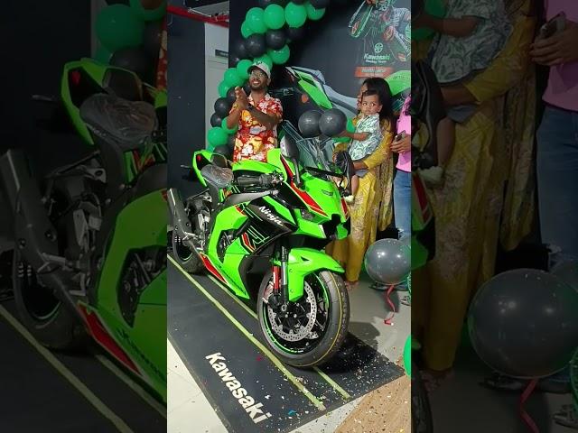 Zx10r delivered to mr rohit tirkey   green love  #automobile #jharkhand #ranchi #zx10r #z900