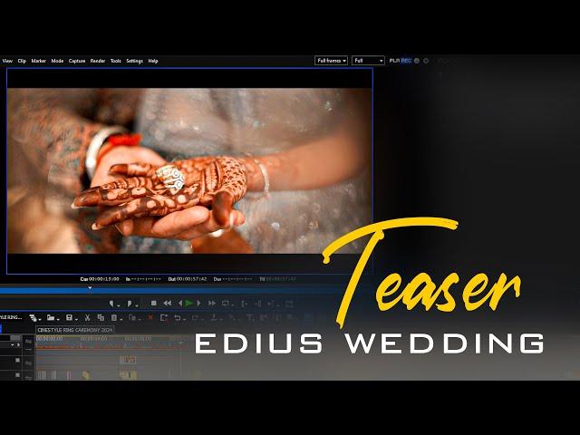 EDIUS RING CAREMONY TEASER PROJECT 2024 || SURESH EDITS