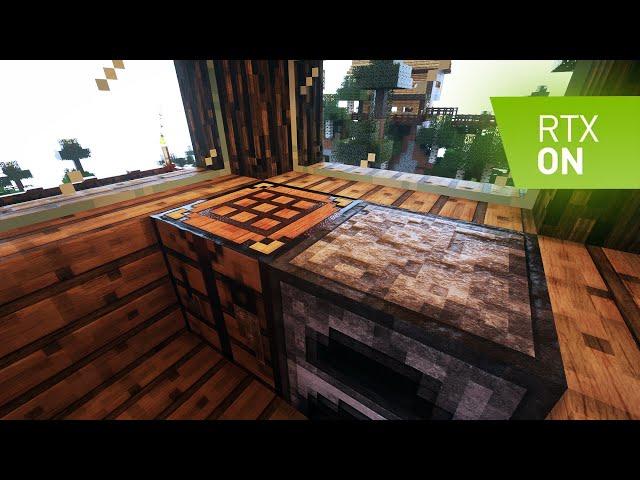 Minecraft RTX 3090 Ray Tracing with Ultra Realistic Textures Gameplay [4K/60FPS]