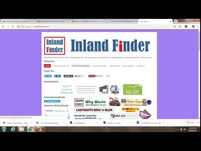 Add Another Website Link to a Joomla Template - Joomla Google SEO - External URL