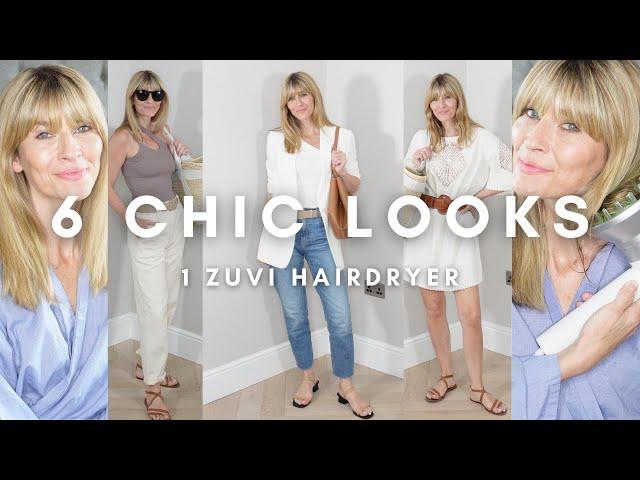 6 CHIC AND STYLISH LOOKS | 1 ZUVI HALO HAIRDRYER | Summer