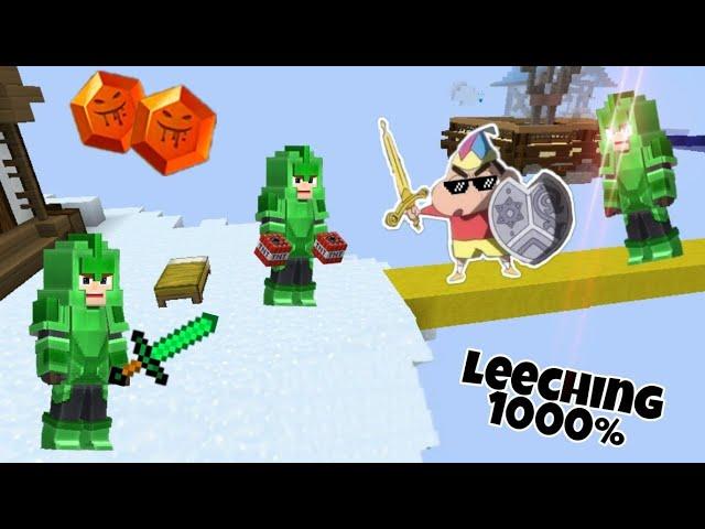 Shinchan uses Leeching 1000%  | bedwars part 5 | jagrit goswami | by xyz gamxr