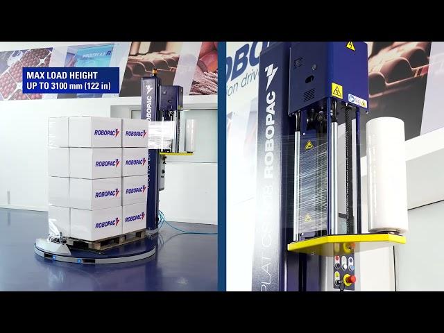 Robopac Technoplat CS 508 PDS - Turntable wrapping machines with film spreading system