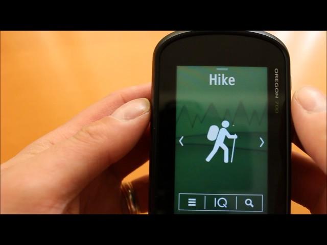 Wikiloc app - use along Garmin Oregon 7xx GPS range