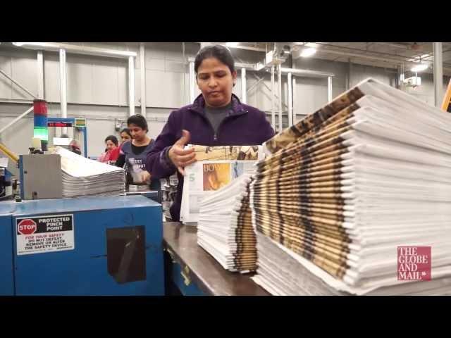 Behind-the-scenes into how The Globe and Mail newspaper gets made