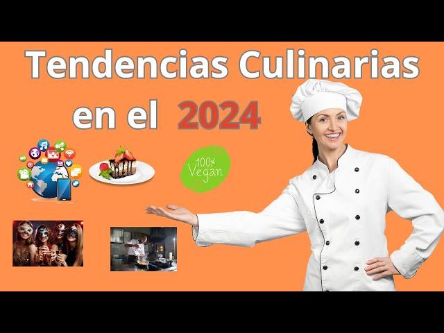 GASTRONOMÍA ‍ TENDENCIAS   que NO te DEBERÍAS PERDER en ESTE 2024 