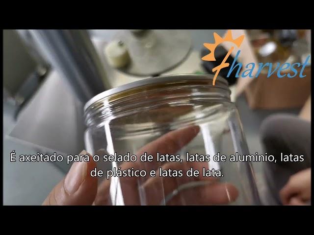 Selladora eléctrica semiautomática para cerrar botes PET,Máquina de costura de tapas de aluminio