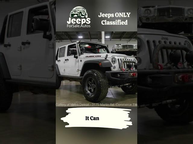  2016 Jeep Wrangler Rubicon Hard Rock!  Low Miles, Adventure Ready! 