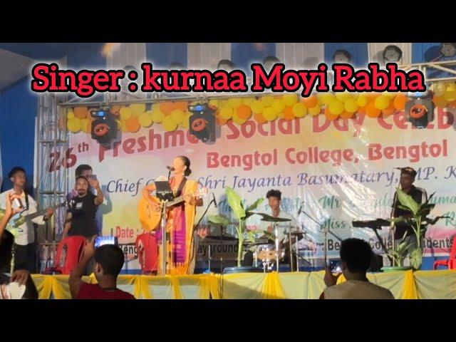 Cultural night at BENGTOL COLLEGE. Sung by - " Kurnaa Moyi Rabha " @Ajulikhahajo