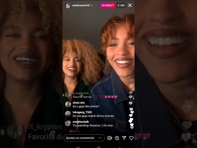 Analisseworld and her siblings live instagram |part1