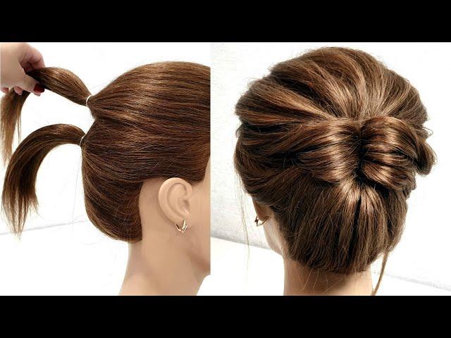 6 Express Buns for short hair ️