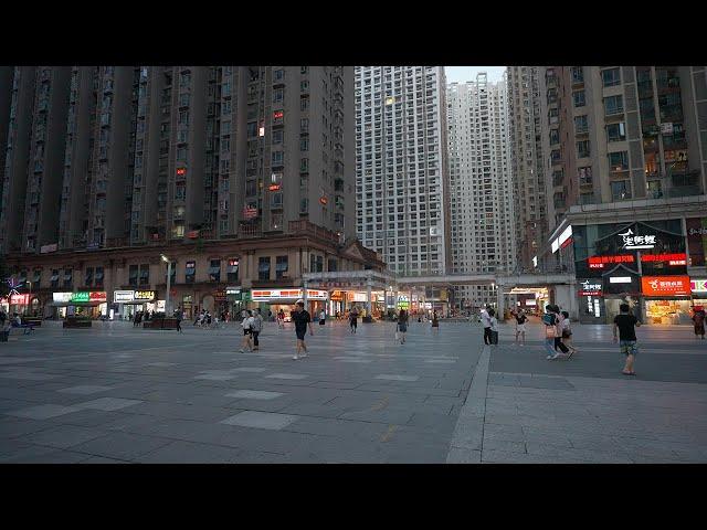 [4K]Walking in dense buildings, said to be the largest residential area in Asia, Huaguoyuan, Guiyang