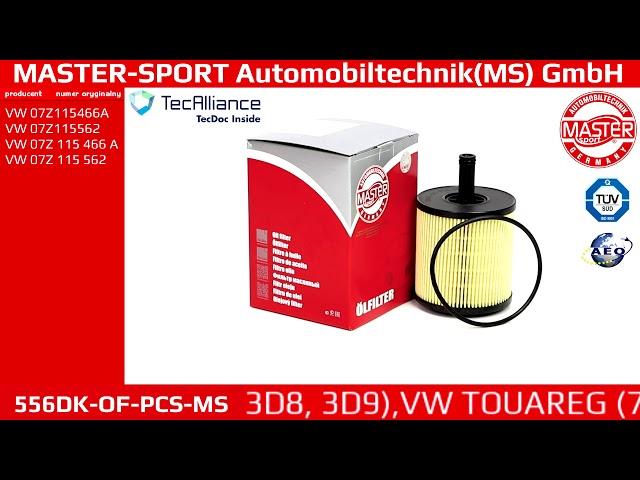 556DK-OF-PCS-MS | OIL FILTER | Master-Sport-Automobiltechnik (MS) GmbH