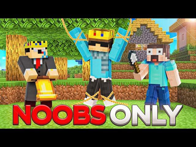 I Got Trapped Into A 'NOOB ONLY' Minecraft Server!