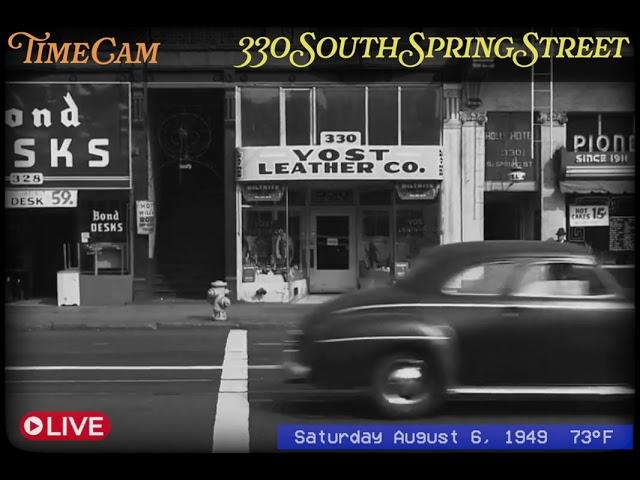 Downtown Los Angeles 1949 Spring Street WebCam - LIVE