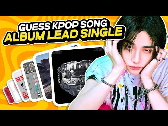 KPOP ALBUM SONG LEAD SINGLE BY ALBUM COVER | BTBV KPOP QUIZ