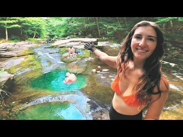 Treasure Hunting New York's Tallest Waterfall (Rock Pools at the Top)