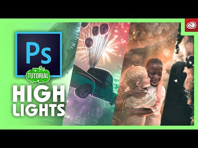 Highlights by using adjustment layers (photoshop)