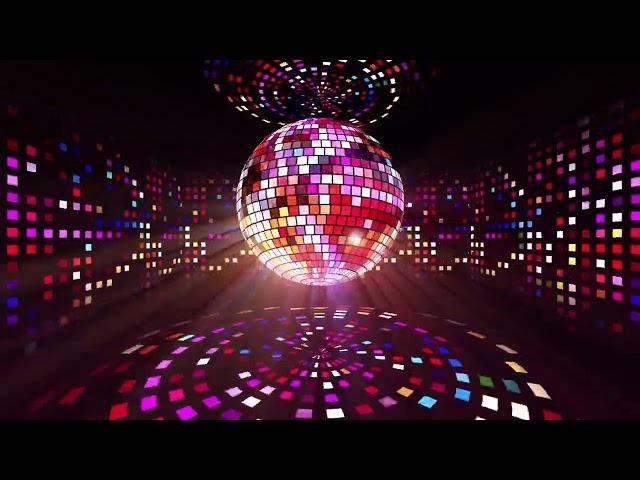 Spinning Pink Colorful  Disco Ball Vj Loop - Disco Ball Animation Party Background