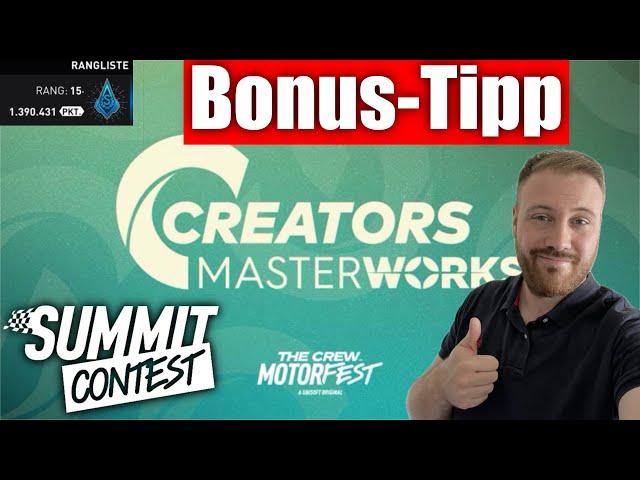 Trick im Delorean Event!! -- Creators Masterworks Summit! - Platin Guide!