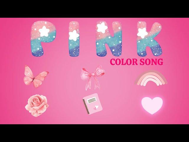 THE PINK COLOR SONG | Colours for kids | Sooloo kids