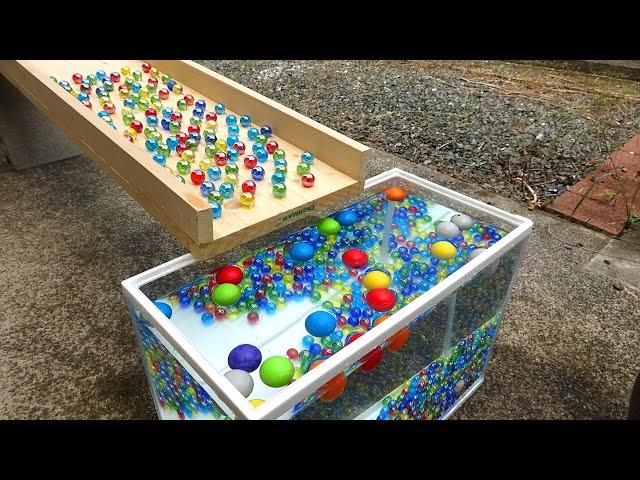 Marble Run  HABA Slope & Handmade Wooden Water Marble Run Course [ASMR]