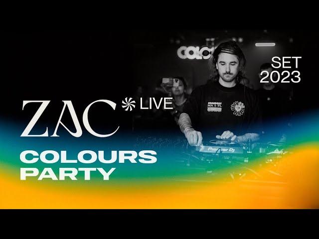 ZAC @ Colours (September 2023) | Live Set [Full Show] [Progressive House / Melodic Techno DJ Mix]