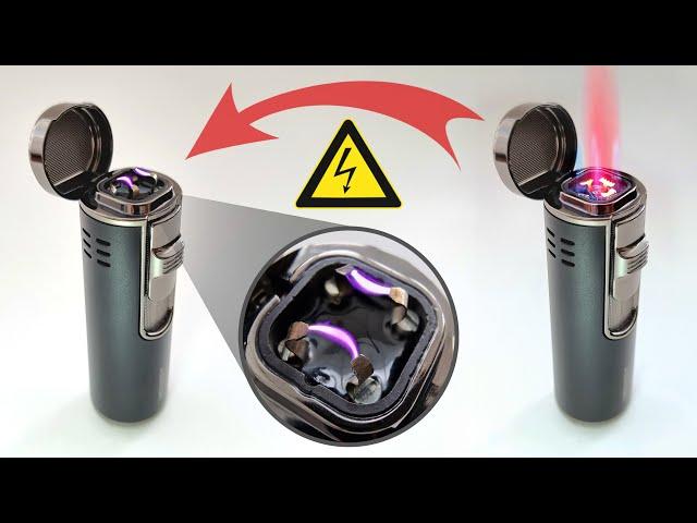 How to make a plasma arc lighter - DIY Electric lighter