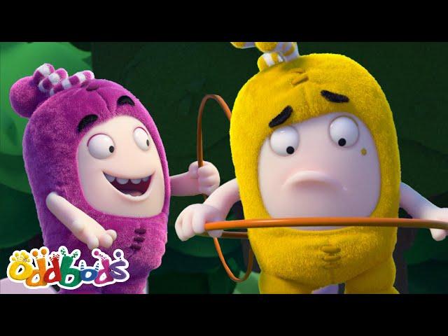 Hula Hoop FAILS  | Oddbods | Funny Cartoons for Kids | Moonbug Kids Express Yourself!