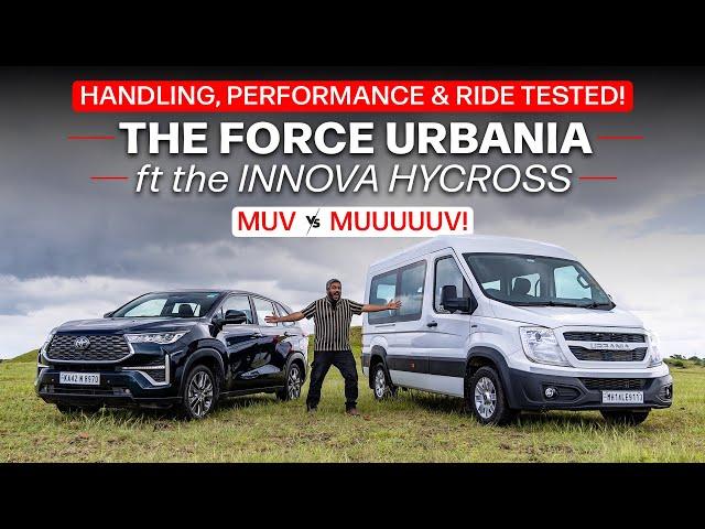 Force Urbania vs Toyota Innova HyCross | Handling, Performance & Ride Compared | ZigWheels.com