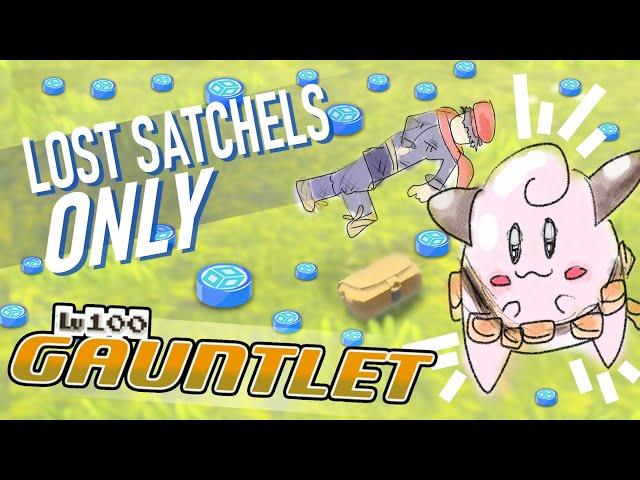 670 - Raising a Pokémon to Lv. 100 using ONLY Lost Satchels! The Lv. 100 Gauntlet