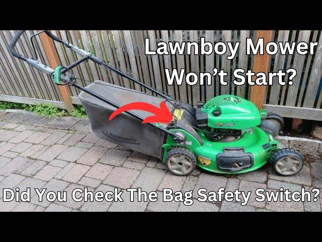 Lawnboy / Toro Lawnmower won't start? Try this simple fix